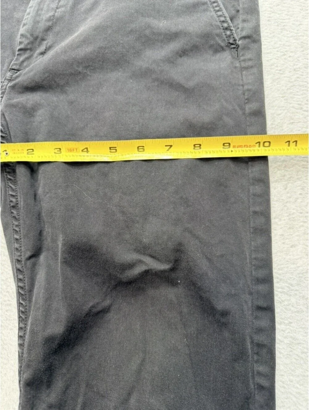 Levi's Mens Chino Pants 32x34 Black Flat Front Casual Work CW-4918